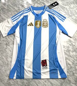 Adidas Argentina National Team Home 23/24 Soccer Jersey IP8387 Youth Large NEW